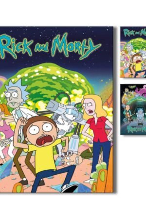 Agrega Diversión Interdimensional a tu Espacio con el Cuadro Poster 3D Rick and Morty 2 en 1