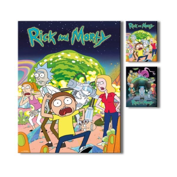 Agrega Diversión Interdimensional a tu Espacio con el Cuadro Poster 3D Rick and Morty 2 en 1