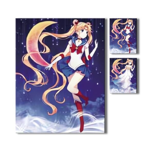 Cuadro Anime Poster 3D Sailor Moon Usagi Tsukino