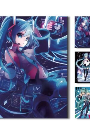 Cuadro Poster 3D Hatsune Miku: ¡Dale vida a tus paredes con esta obra de arte!