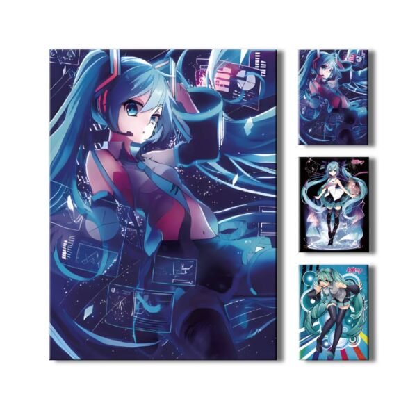 Cuadro Poster 3D Hatsune Miku: ¡Dale vida a tus paredes con esta obra de arte!