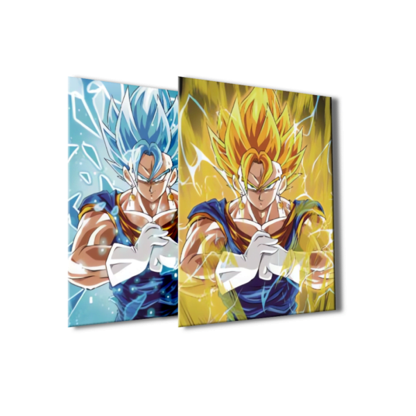 Cartel Decorativo Poster 3D Vegetto Blue 4K 30×40 2 en 1 - Image 2