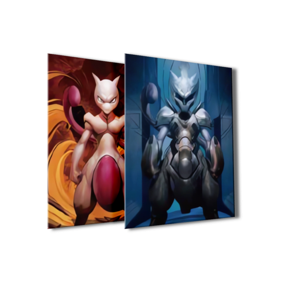 Cuadro Decorativo Poster 3D Armored Mewtwo 4K 30×40 2 en 1 - Image 2