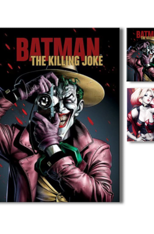 El Dúo Dinámico del Caos: Cartel Decorativo Poster 3D Joker Harley Quinn 4K 30×40 2 en 1