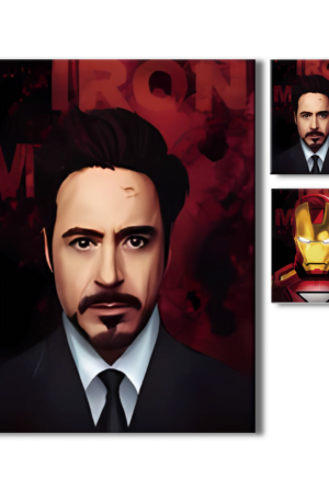 Cartel Decorativo Poster 3D Iron Man Tony Stark 4K 30×40