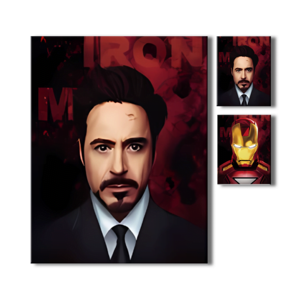 Cartel Decorativo Poster 3D Iron Man Tony Stark 4K 30×40