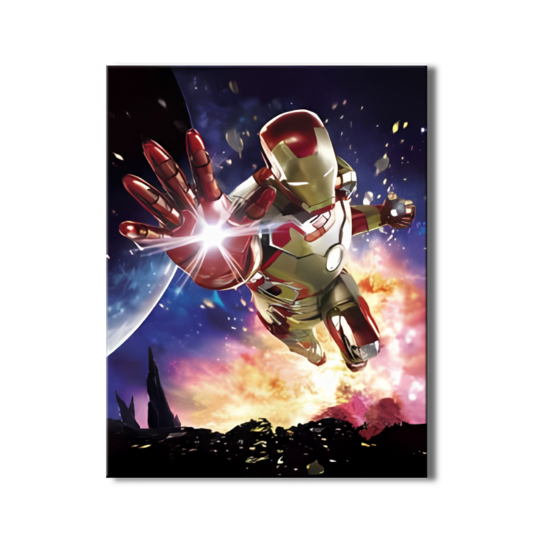 Poster 3D Iron Man Mark XLII 4K 30×40